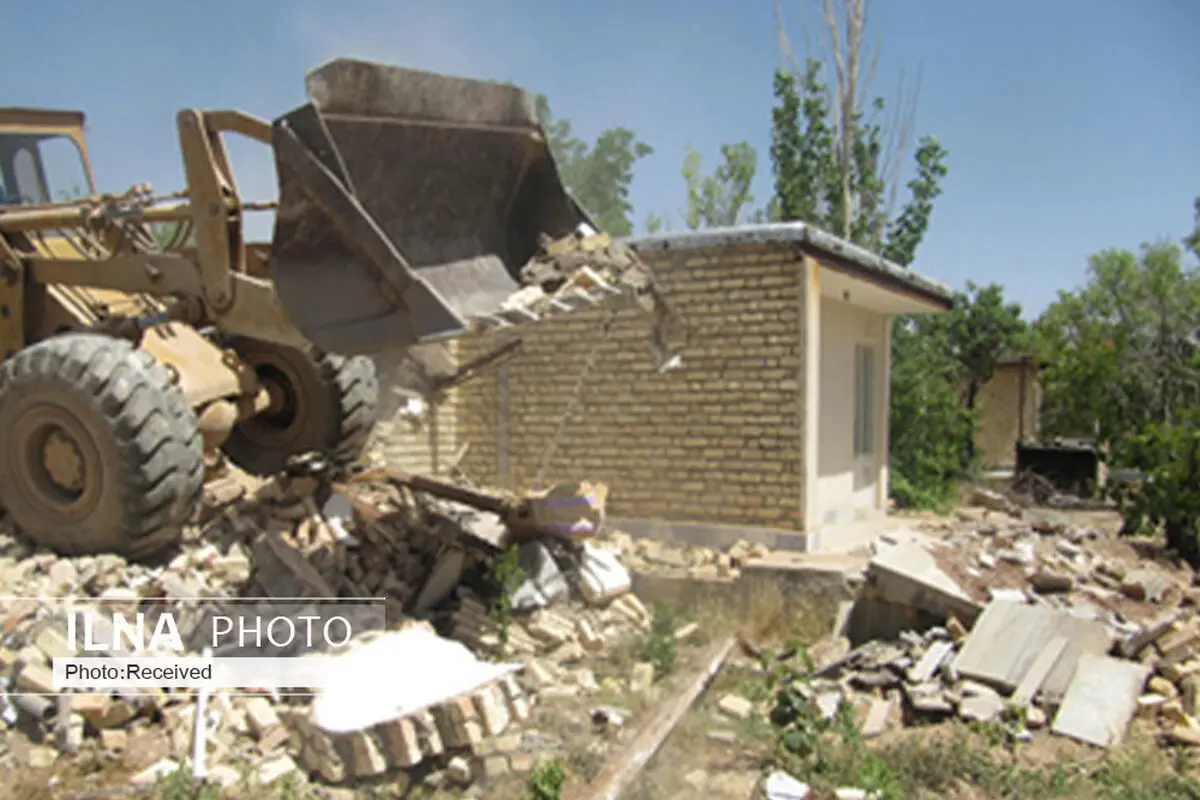 هشت مورد ساخت و ساز غیرمجاز در قزوین قلع و قمع شد