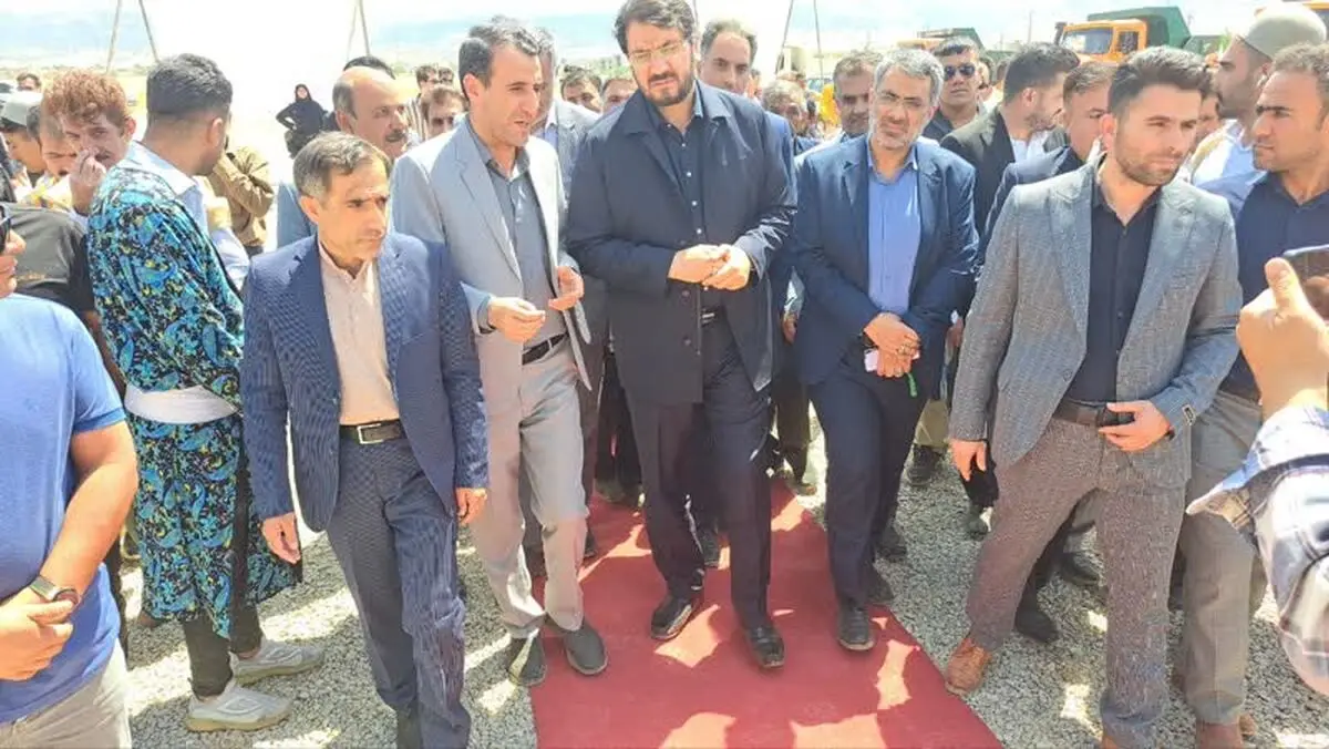 کلنگ احداث 10 هزار واحد مسکونی در یاسوج به زمین زده شد + تصاویر