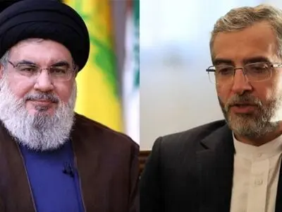 وزیر الخارجیة الایراني بالوکالة یلتقی امین عام حزب الله