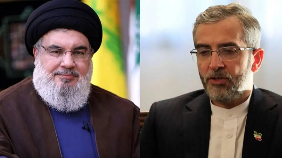 وزیر الخارجیة الایراني بالوکالة یلتقی امین عام حزب الله