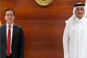 رایزنی تلفنی نخست‌وزیر قطر و وزیر خارجه اسپانیا