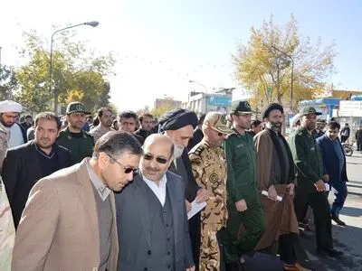 راهپیمایی13 آبان مردم سلماس برگزار شد + تصاویر 