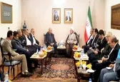 دیدار رئیس کمیسیون امنیت ملی با رهبران گروه‌های مبارز فلسطینی در دمشق