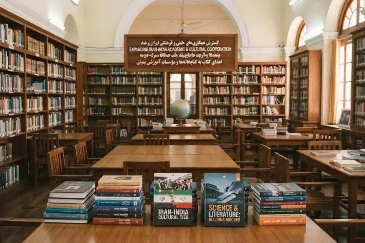 ایران ۵۱۰ جلد کتاب به مراکز علمی بمبئی اهدا کرد