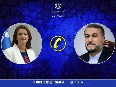 گفت‌وگوی تلفنی وزرای امور خارجه ایران و اسلوونی درباره تحولات منطقه