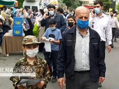 حضور دبیرکل خانه کارگر در راهپیمایی روز قدس 