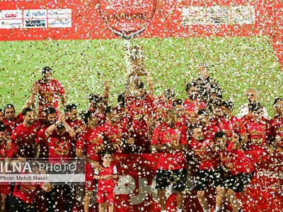 جشن قهرمانی پرسپولیس در سوپرجام فوتبال ایران