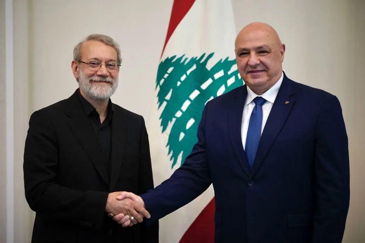 لاریجانی با رئیسجمهور لبنان دیدار کرد