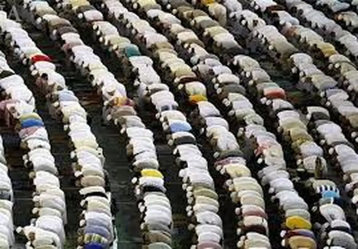 اقامه نماز باران در مسجدالحرام +فیلم