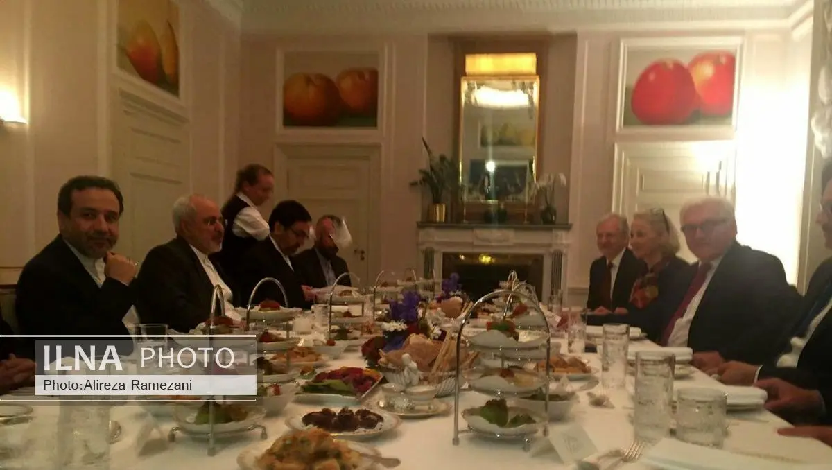 افطاری وزیر خارجه آلمان برای ظریف (+عکس)