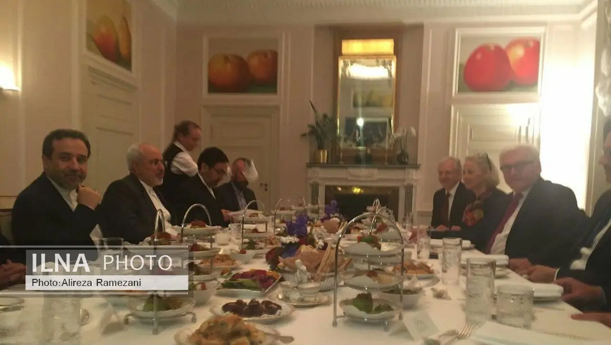 افطاری وزیر خارجه آلمان برای ظریف (+عکس) 