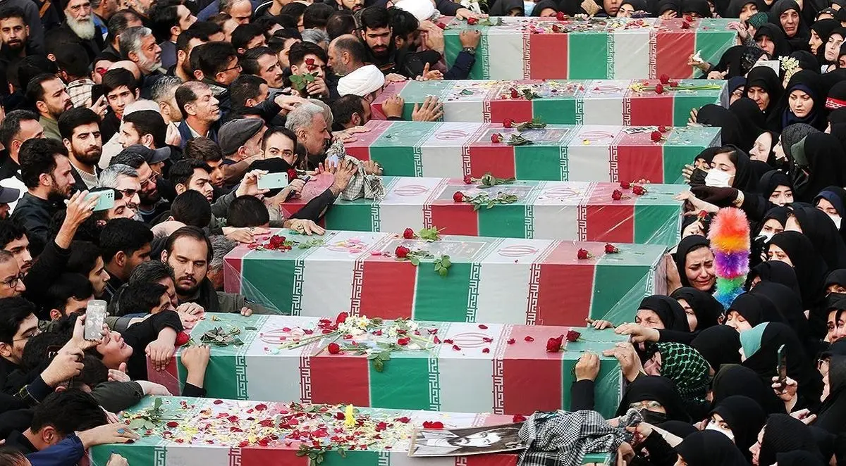 مراسم اربعین شهدای اقتدار در مصلی تهران آغاز شد