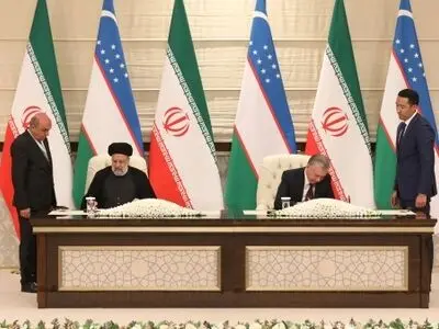 امضای ۱۷ سند همکاری و یک بیانیه مشترک میان مقامات ایران و ازبکستان