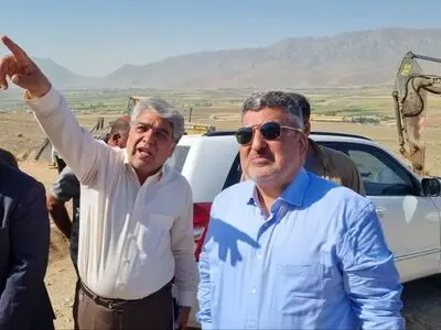 بازدید قائم مقام وزیر صمت از محل حادثه ریزش معدن شازند 