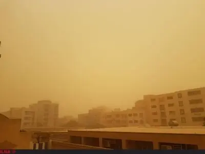 گرد و غبار ماهشهر و بندر امام خمینی را غافلگیر کرد