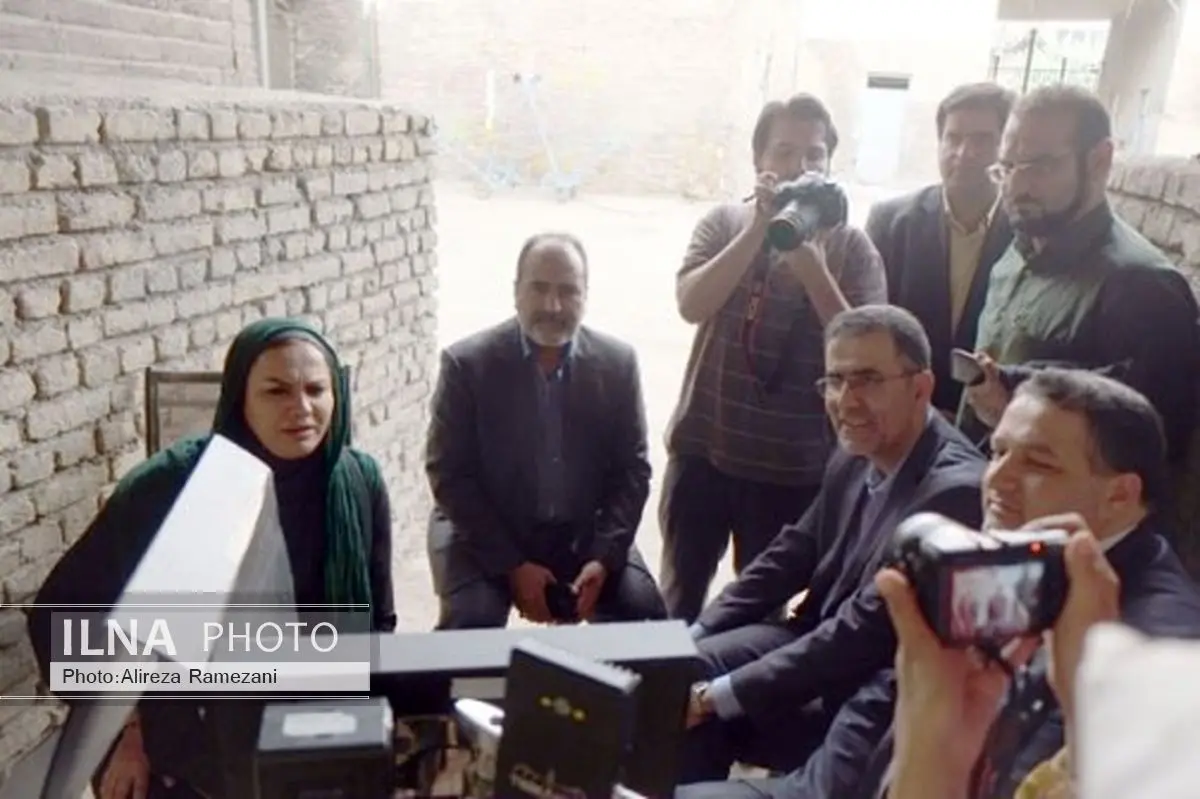 بازدید رییس سازمان سینمایی از پشت صحنه فیلم "نفس"