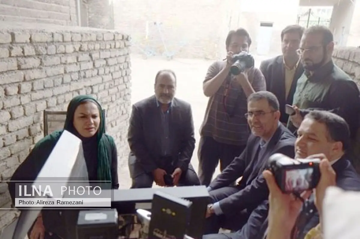 بازدید رییس سازمان سینمایی از  پشت صحنه فیلم "نفس"