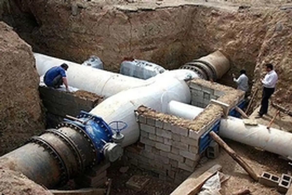 پیشرفت ۹۰ درصدی خط انتقال آب به شهر کهک