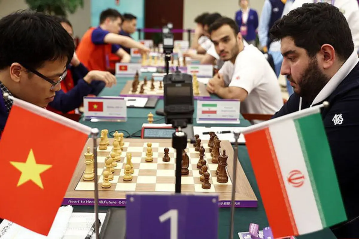 بازی های آسیایی هانگژو؛ تساوی تیم ملی شطرنج ایران برابر ویتنام