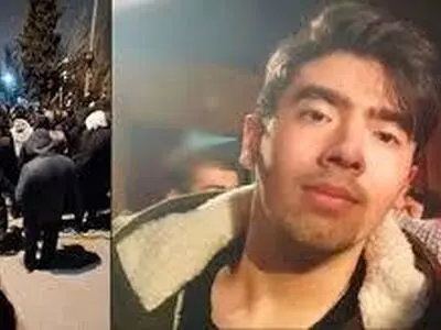 ادامه تجمعات شب گذشته دانشجویان دانشگاه تهران/ حضور رییس دانشگاه تهران میان دانشجویان 