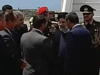 رئیسي یصل الى العاصمة الفنزویلیة کاراکاس