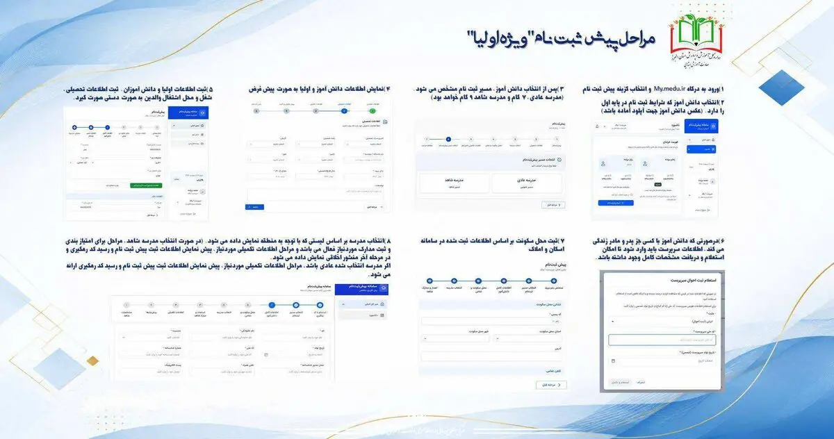 نحوه ثبت نام کلاس اولی‌ها