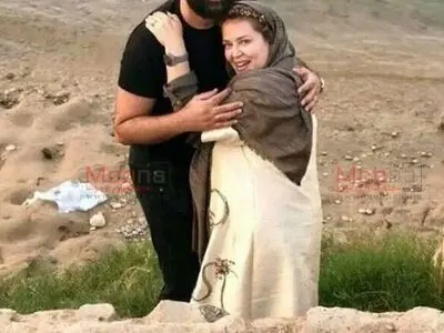 عاشقانه‌ترین ژست بهاره رهنما و همسرش