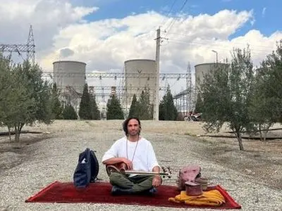 فیلمی که علی قمصری از مقابل نیروگاه برق منتشر کرد