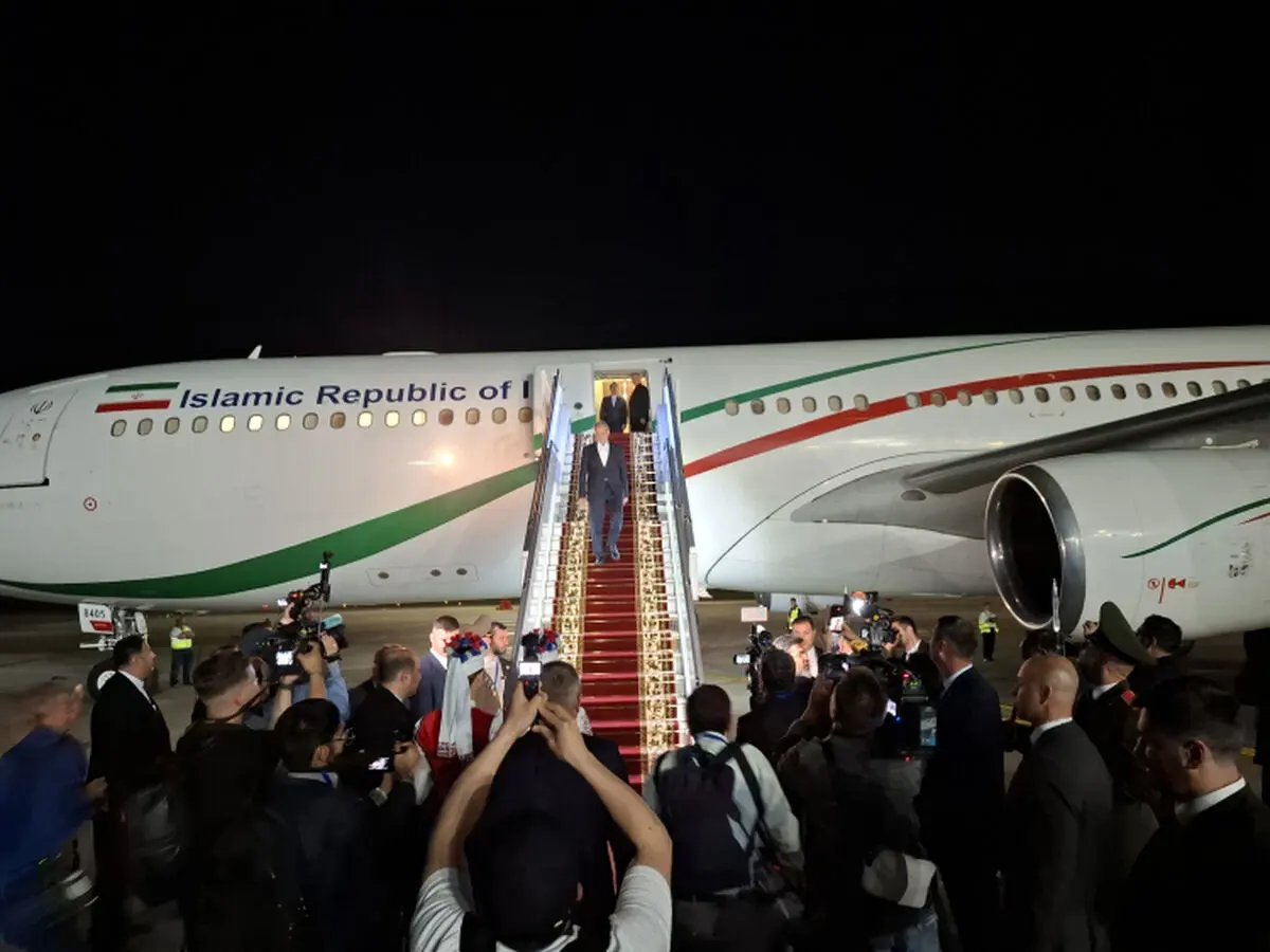 پزشکیان لحظاتی قبل وارد مینسک شد