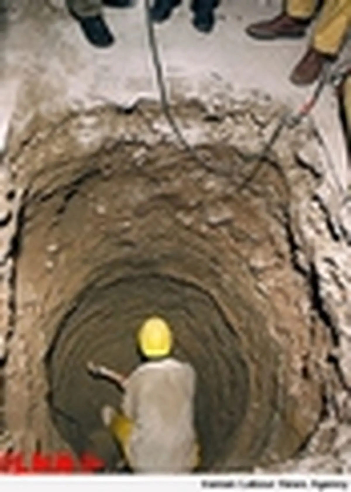 مرگ سه کارگر مقنی در هنگام کار