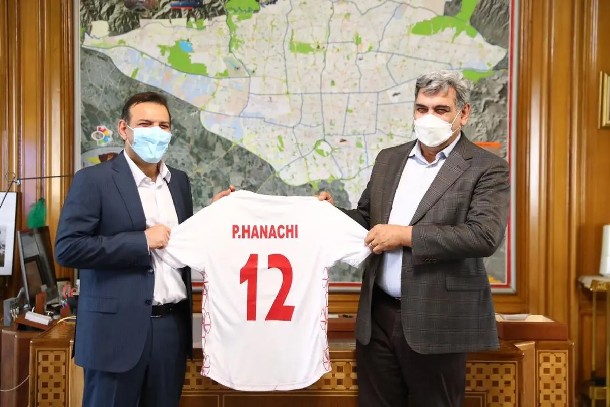 برگزاری نشست صمیمانه رئیس فدراسیون فوتبال با شهردار تهران