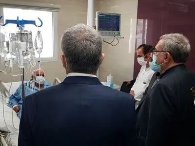 بازدید وزیر بهداشت از مجتمع درمانی امام رضا (ع) کرمانشاه