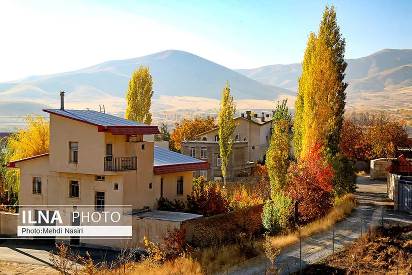  طبیعت پاییزی روستای سرسختی علیا