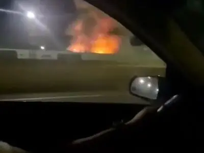 وقوع انفجارها در کاراکاس از نمای نزدیک + فیلم