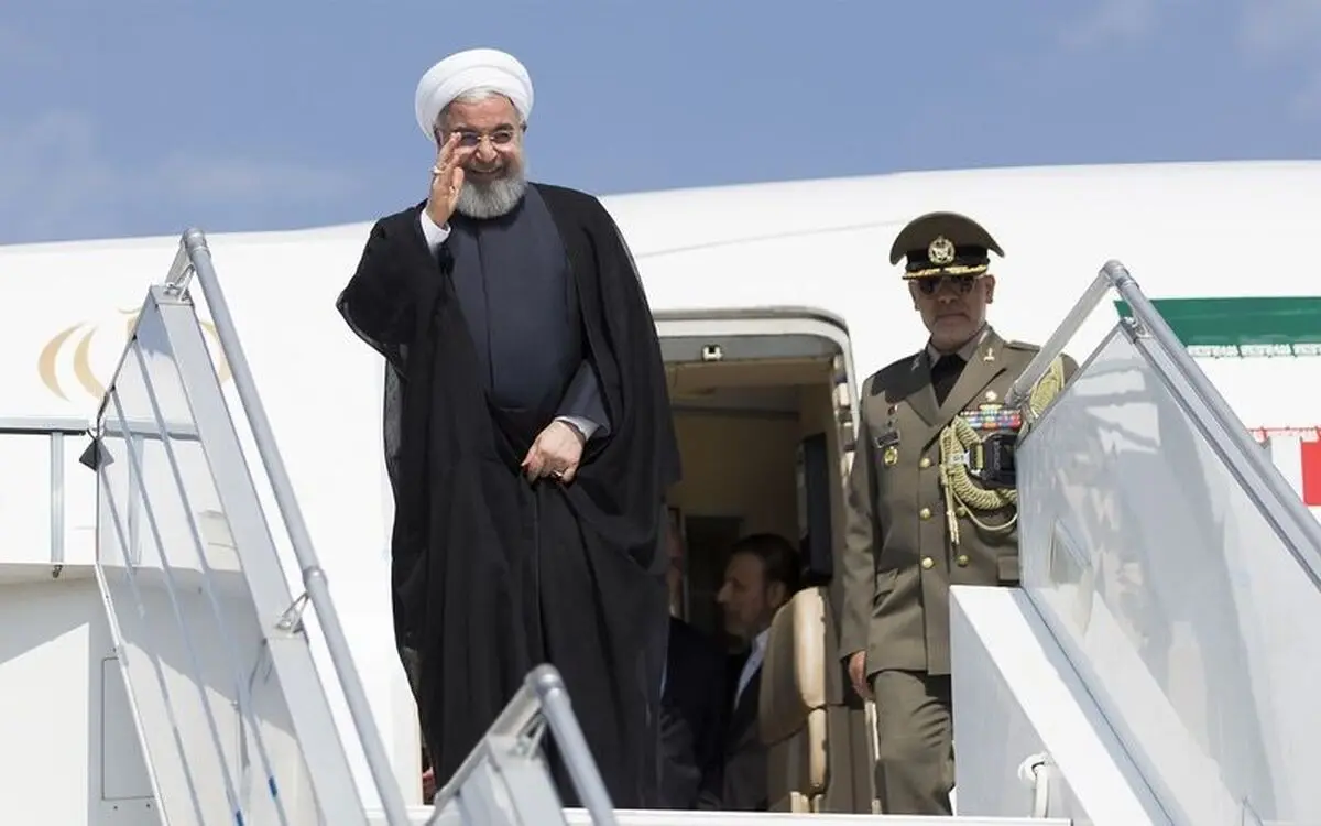 حسن روحانی وارد خوزستان شد