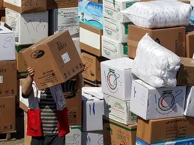 ارسال اولین محموله کمک‌های اهدایی عمان به ایران