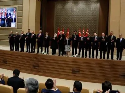 اردوغان کابینه جدید خود را اعلام کرد