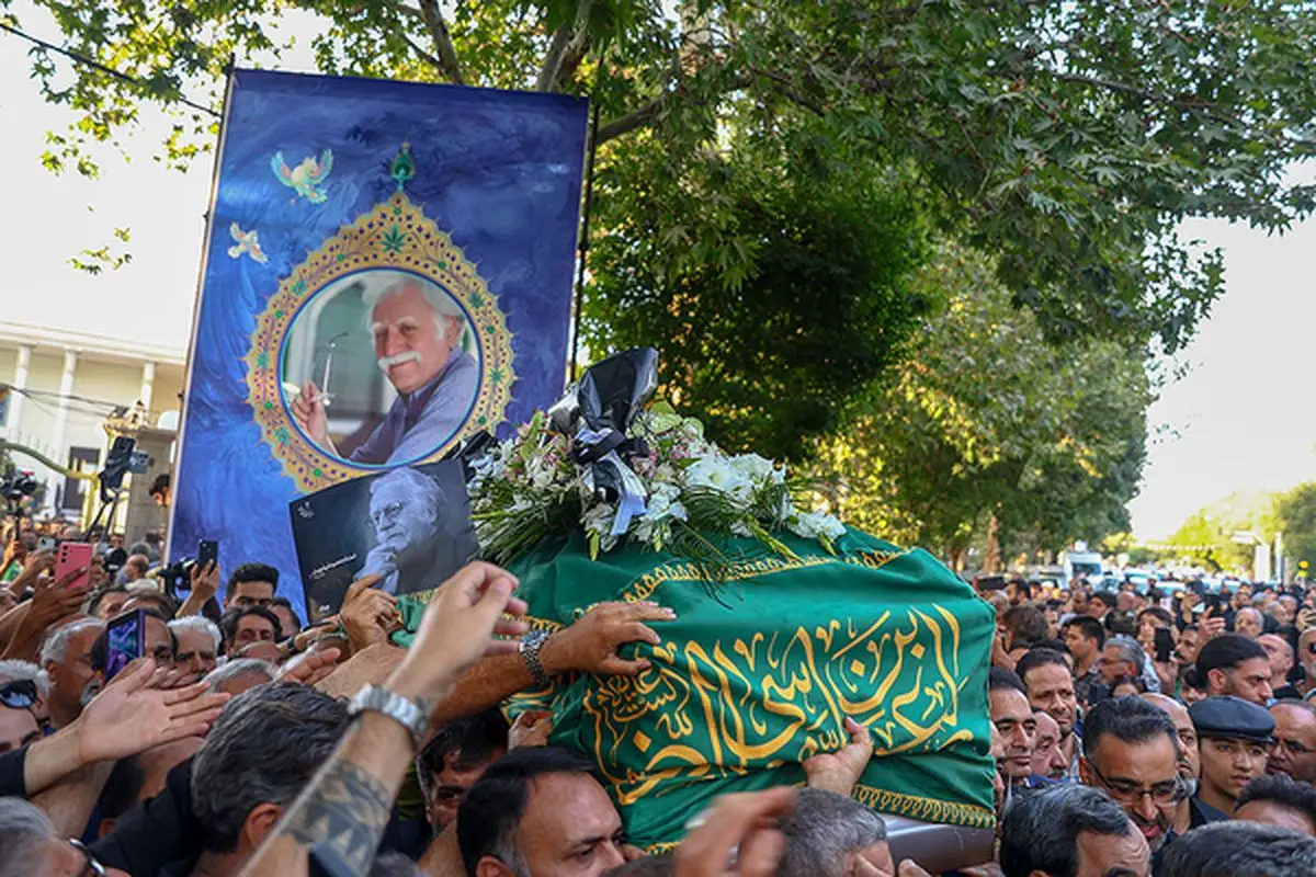 پیکر «استاد فرشچیان» به خاک سپرده شد