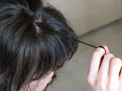 وقتی موها را می‌کنیم