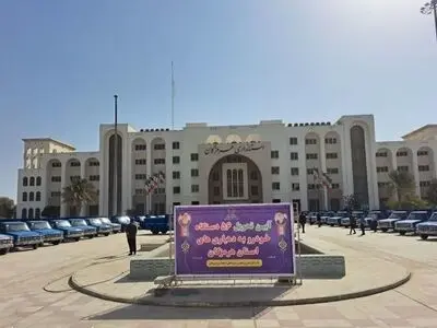 ۵۶ دستگاه خودرو تحویل دهیاری های هرمزگان شد