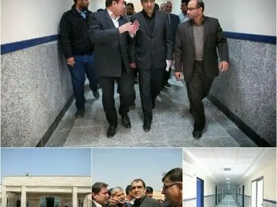 بازدید وزیر بهداشت از بیمارستان در حال ساخت شهدای صنعت نفت سوسنگرد 