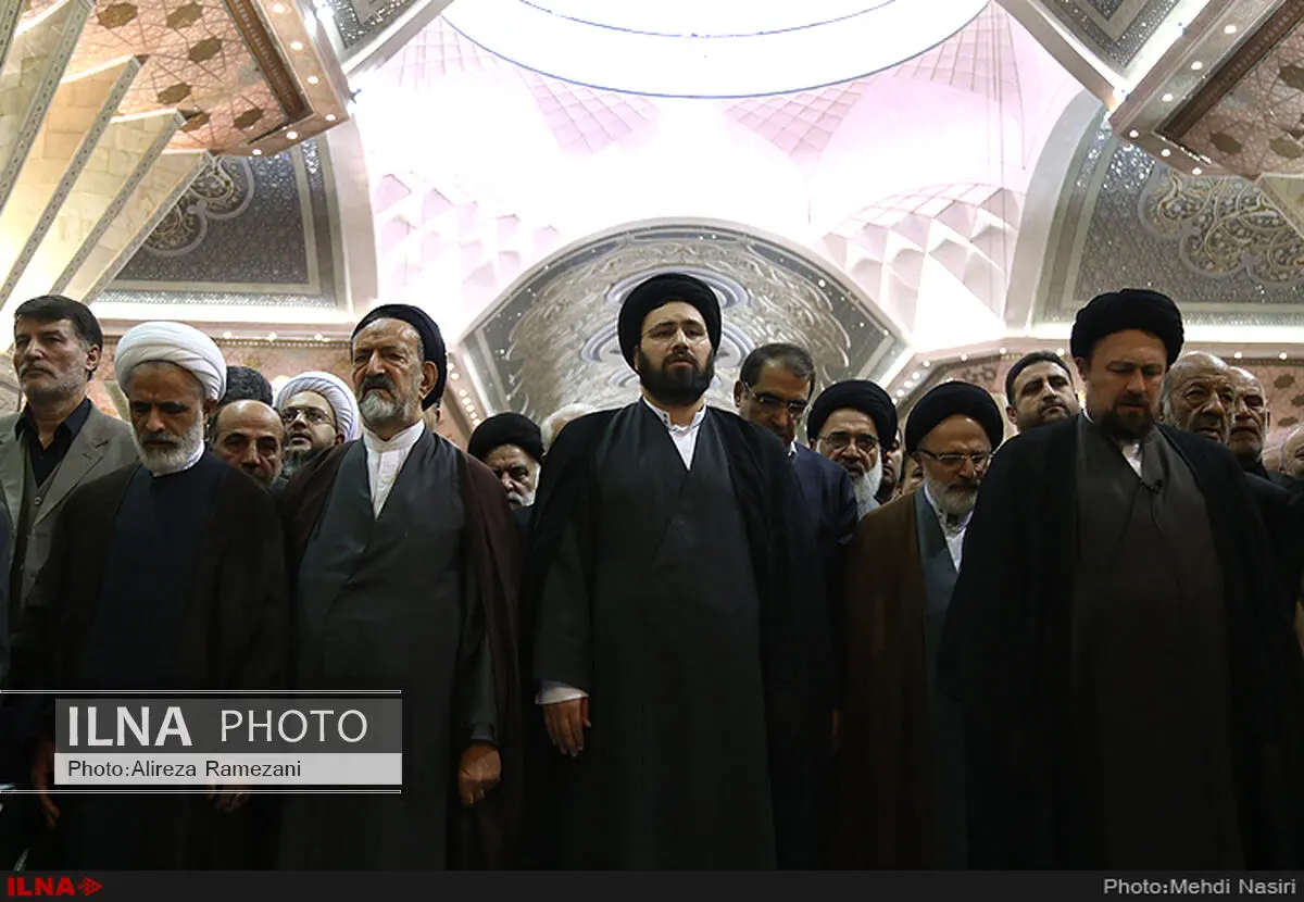 یادگار امام بر پیکر مرضیه دباغ نماز خواند + تصاویر
