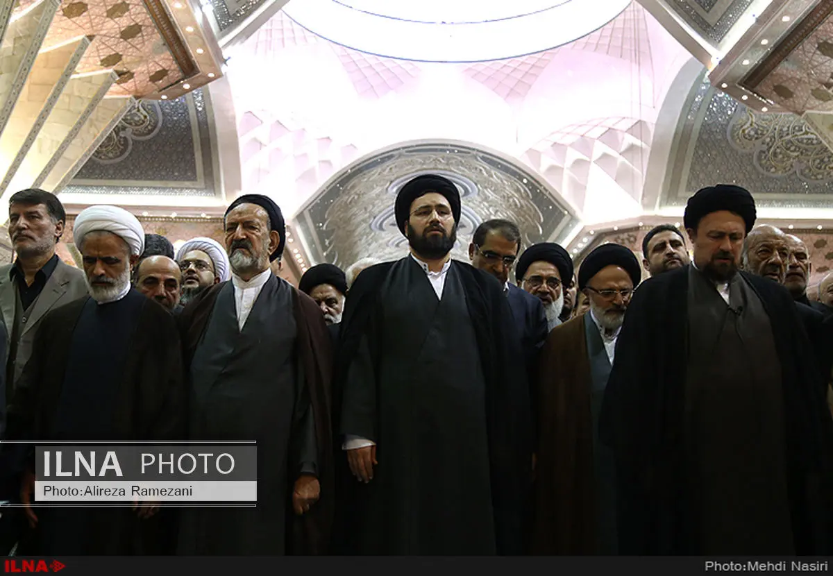یادگار امام بر پیکر مرضیه دباغ نماز خواند + تصاویر