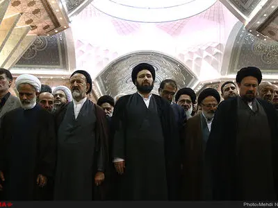 یادگار امام بر پیکر مرضیه دباغ نماز خواند + تصاویر