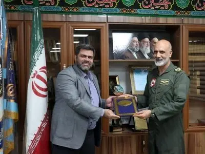 دیدار معاون راهبردی و توسعه  شرکت ارتباطات زیرساخت کشور با فرمانده پایگاه هوایی شهید فکوری