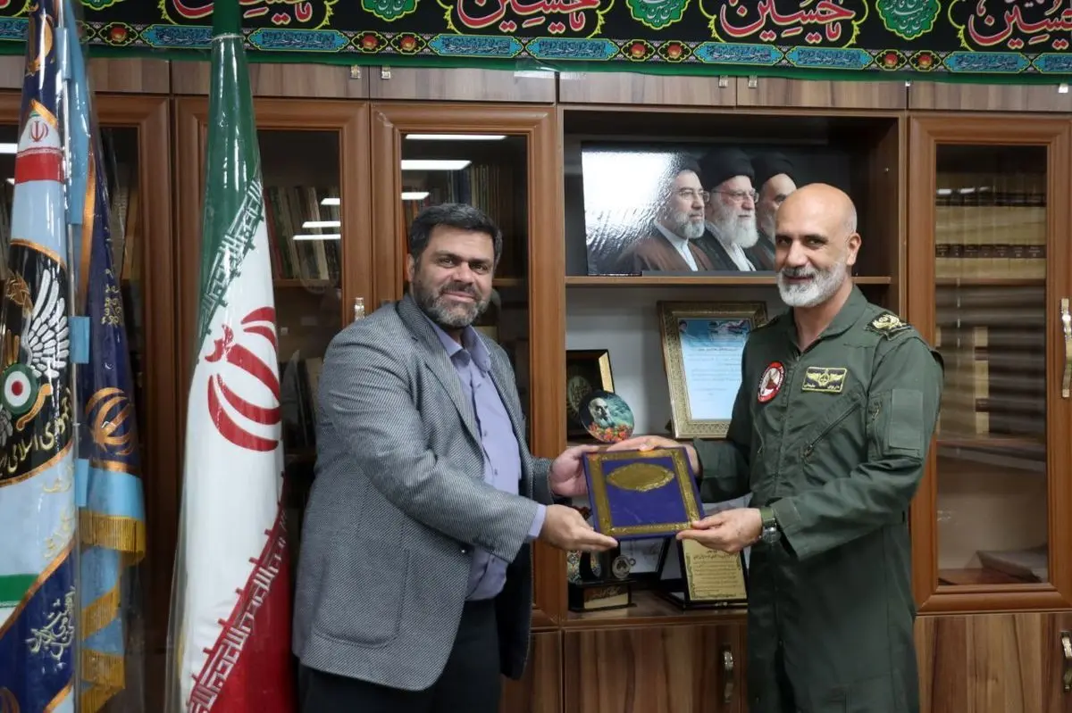 دیدار معاون راهبردی و توسعه  شرکت ارتباطات زیرساخت کشور با فرمانده پایگاه هوایی شهید فکوری