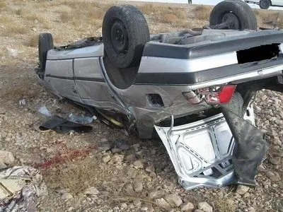 ۲ فوتی و ۲ مصدوم در واژگونی خودرو در جاده ساوه

