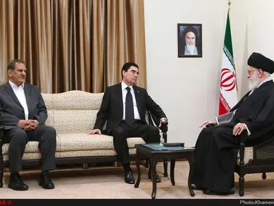 دیدار رئیس‌جمهوری ترکمنستان با رهبر انقلاب