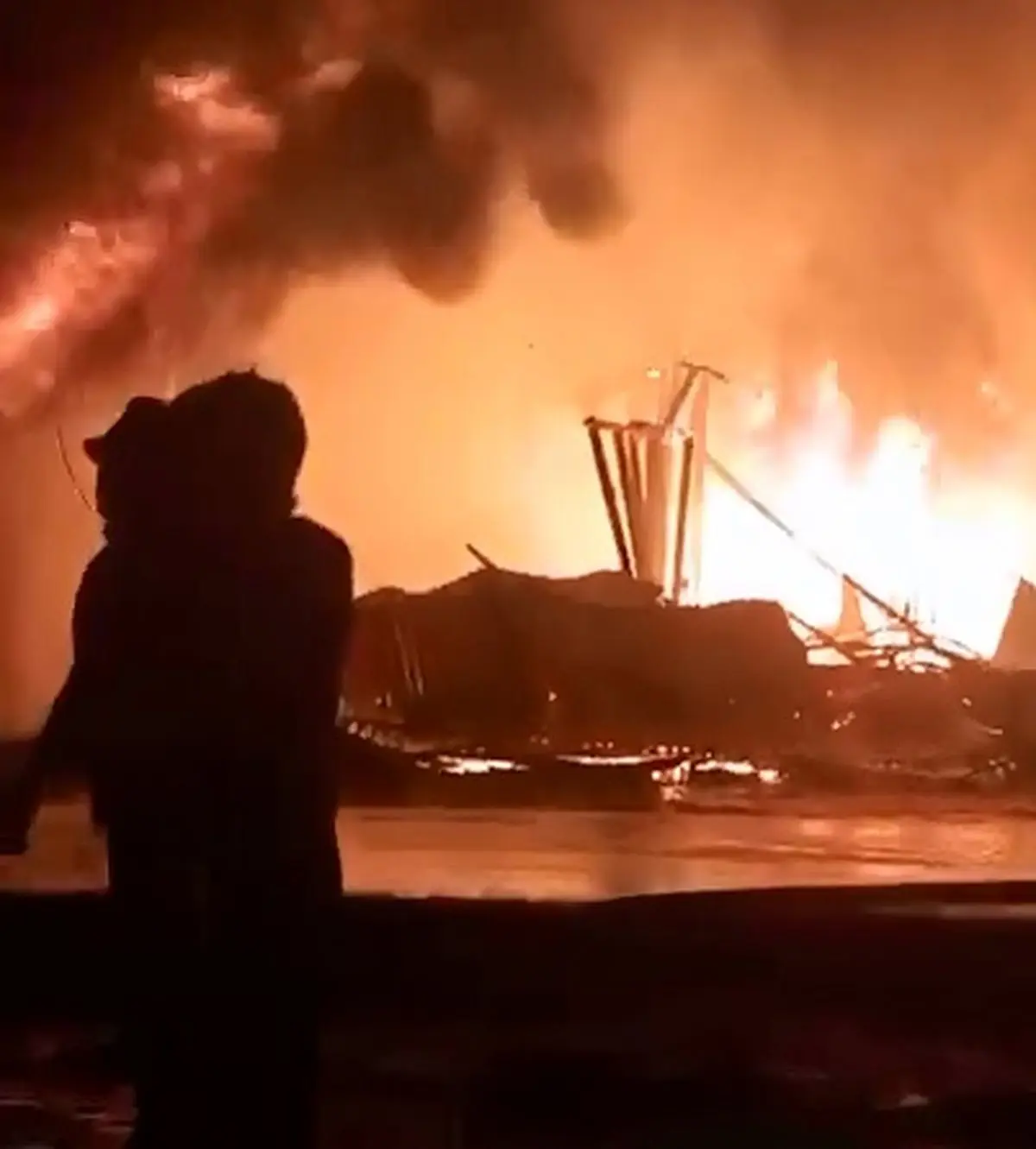  آتش‌سوزی گسترده در اندونزی + فیلم