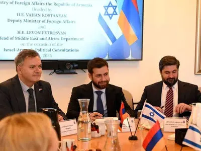 دیدار معاون وزیر خارجه ارمنستان با مدیرکل وزارت خارجه اسرائیل در اورشلیم